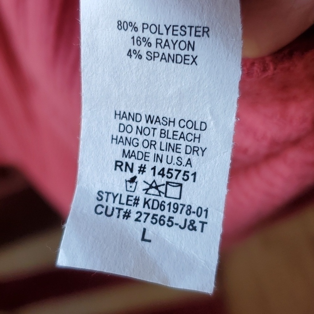 Unbranded rust waffle weave dress size Large - Picture 5 of 7